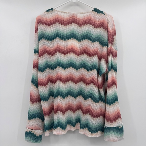 Show Me Your Mumu Top Women Medium NEW Long Bell Sleeve Open Knit Boho Hippie - Picture 7 of 12